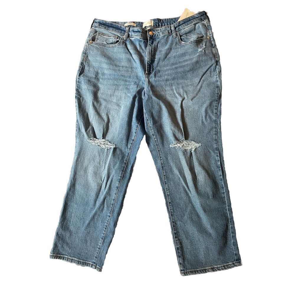 Universal Thread Women's Jeans High-rise 90's Slim Cropped Denjm Size 20R NWT